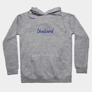 thailand - Thai blue - Flag color Hoodie